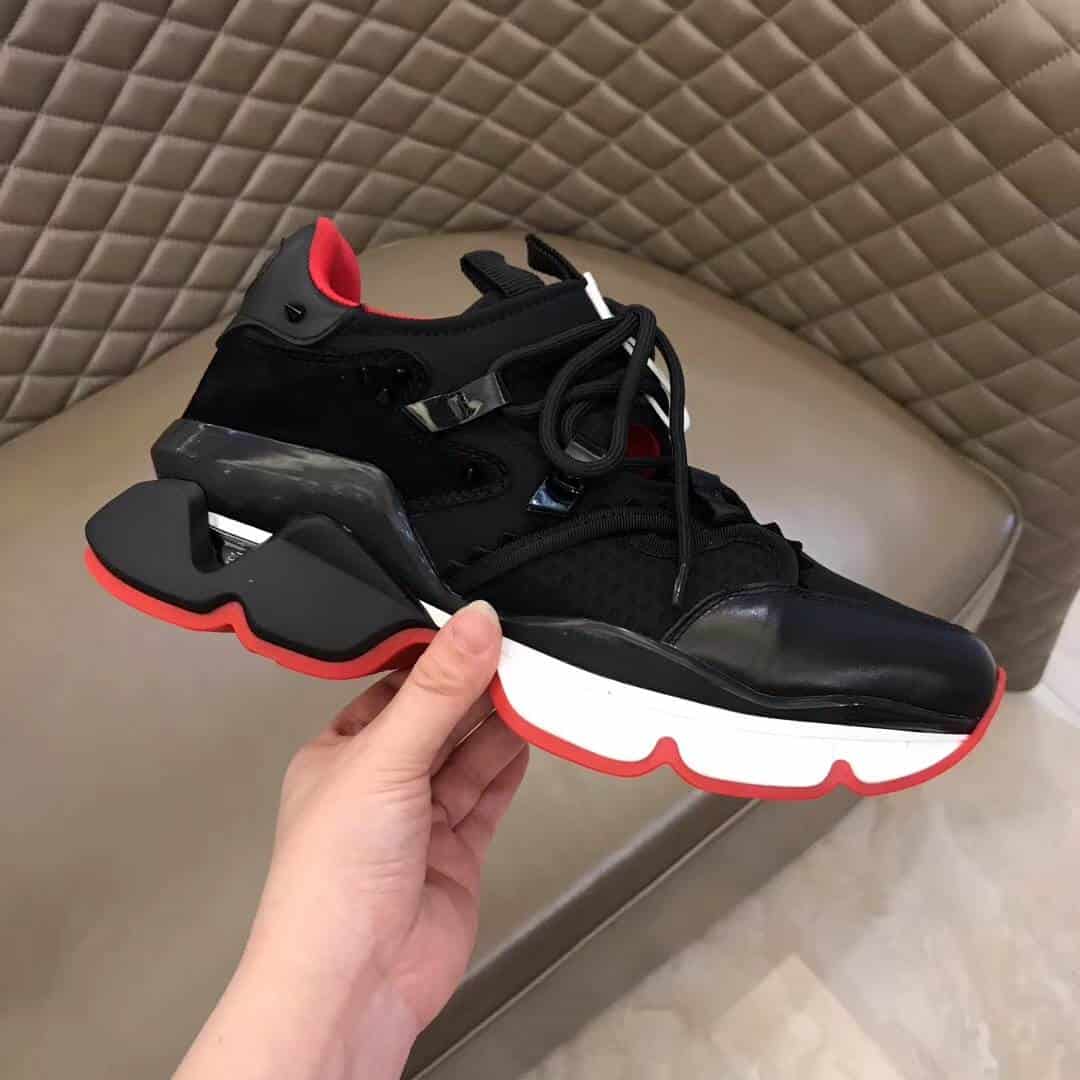 CHRISTIAN LOUBOUTIN RED- RUNNER SNEAKER - CL58