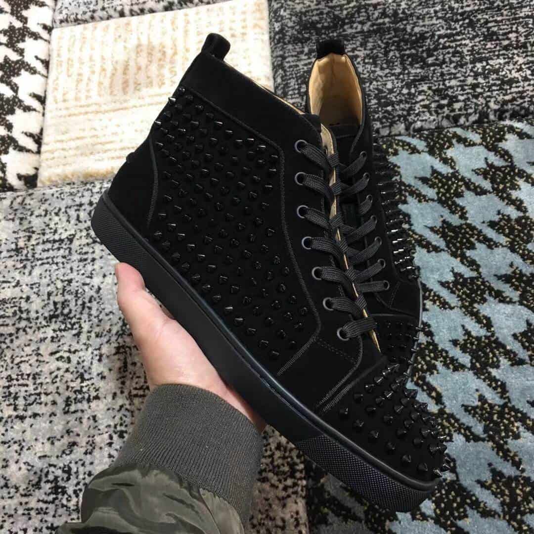 CHRISTIAN LOUBOUTIN HIGH TOP SNEAKER - CL47