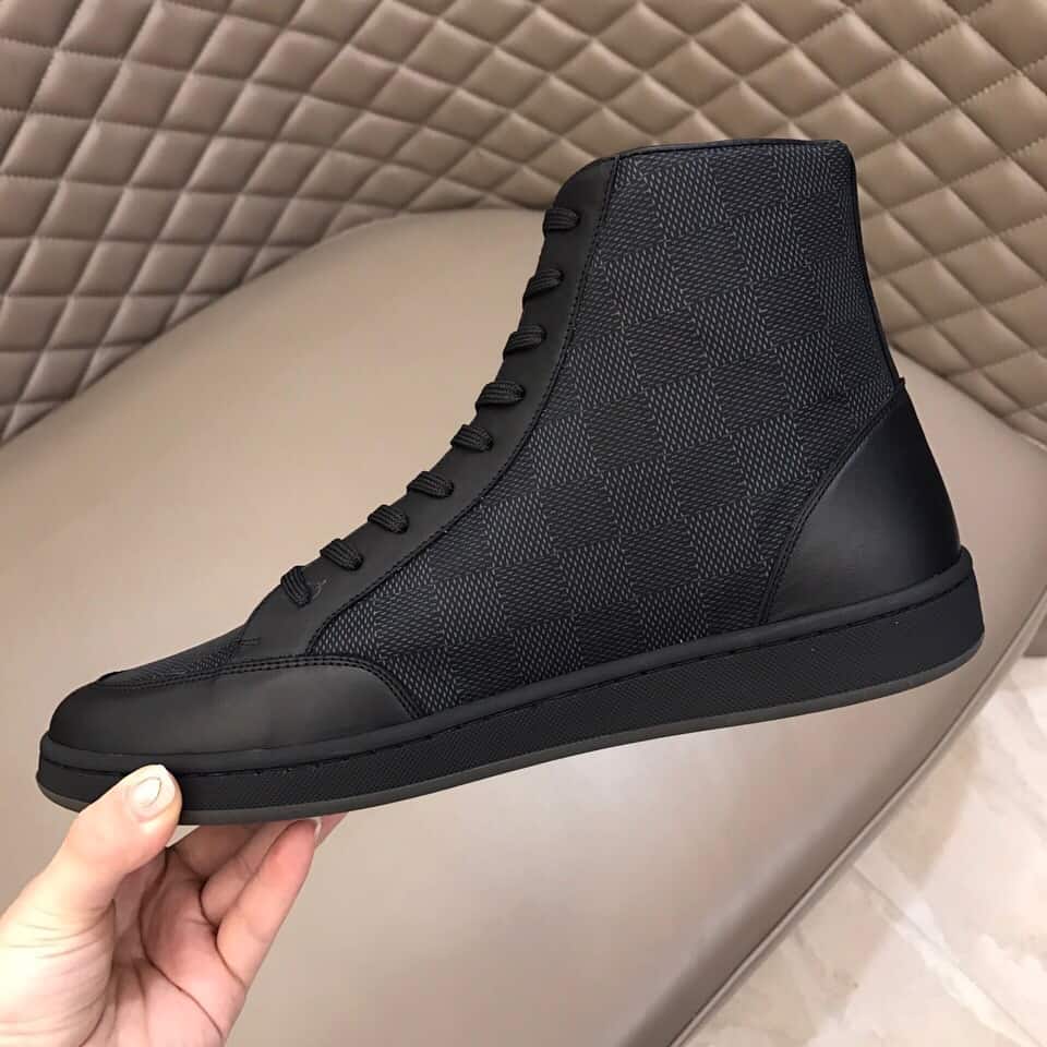 LOUIS VUITTON OFFSHORE HIGH TOP SNEAKER 'BLACK'