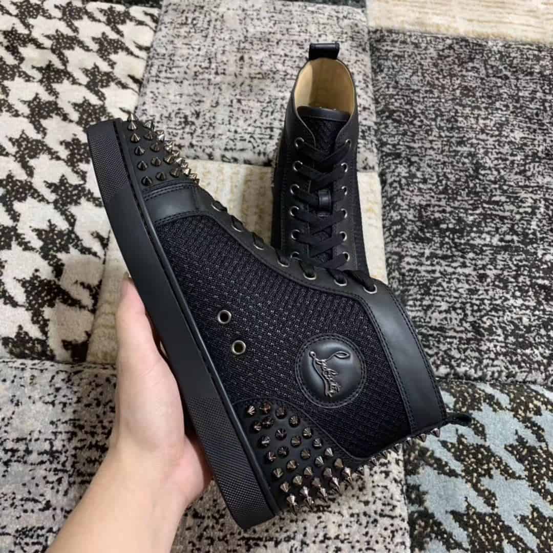 CHRISTIAN LOUBOUTIN HIGH TOP SNEAKER - CL4