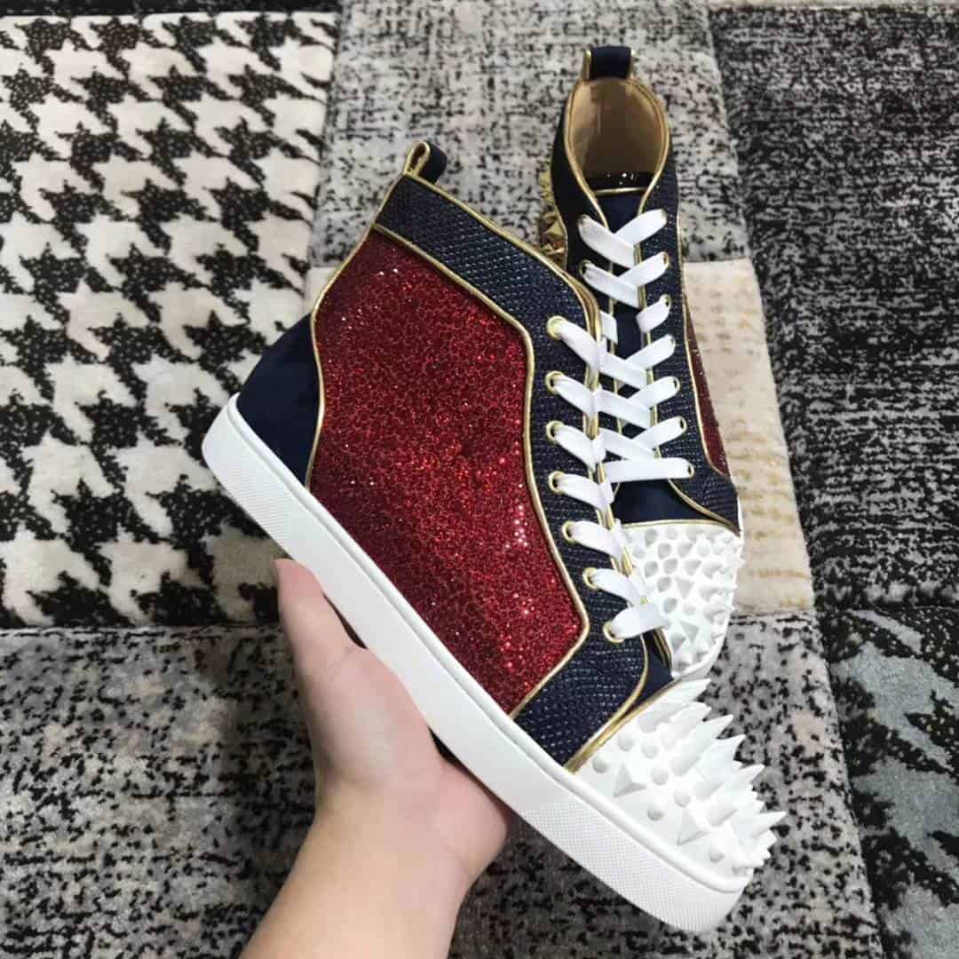 CHRISTIAN LOUBOUTIN HIGH TOP SNEAKER - CL34