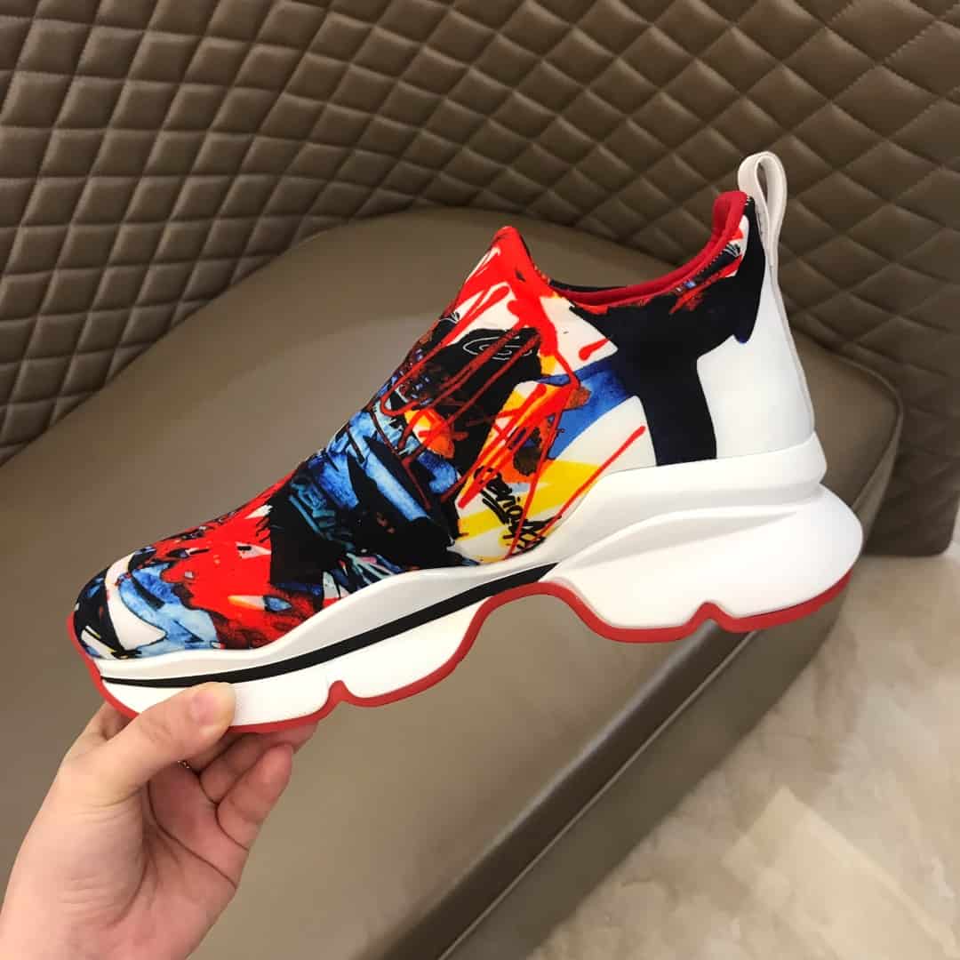 CHRISTIAN LOUBOUTIN SPACE RUN SOCK SNEAKER - CL63