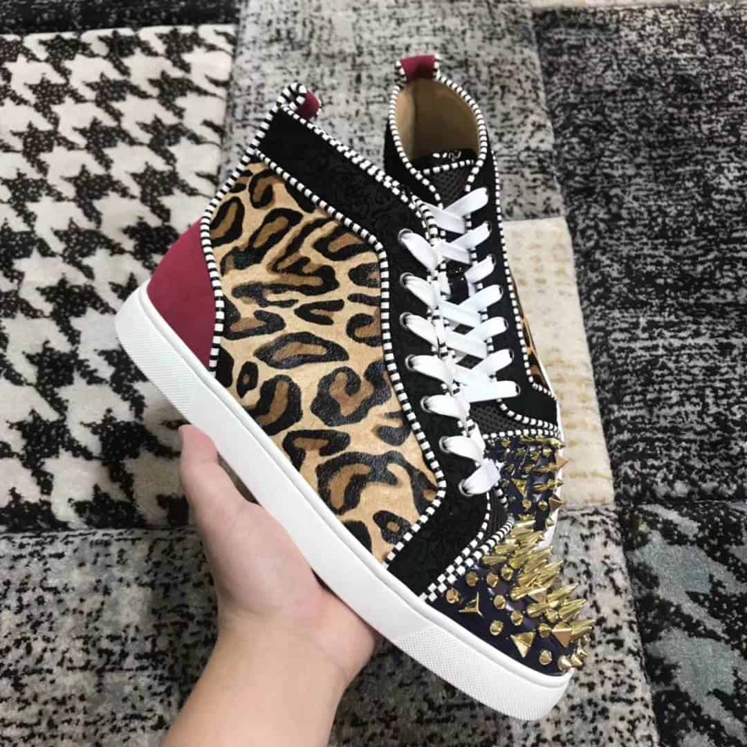 CHRISTIAN LOUBOUTIN HIGH TOP SNEAKER - CL25