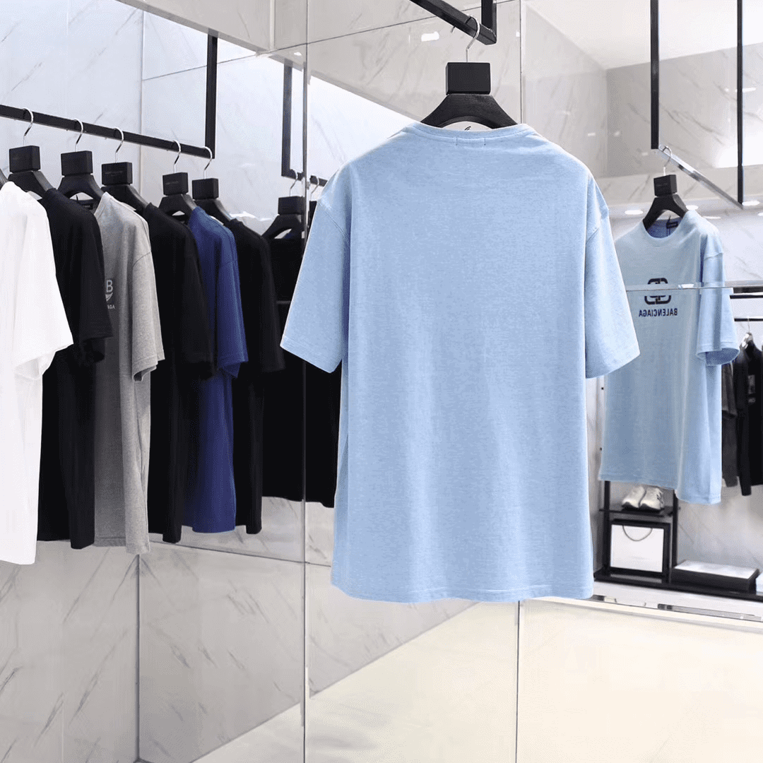 BALENCIAGA BB LOGO T-SHIRT - BB35