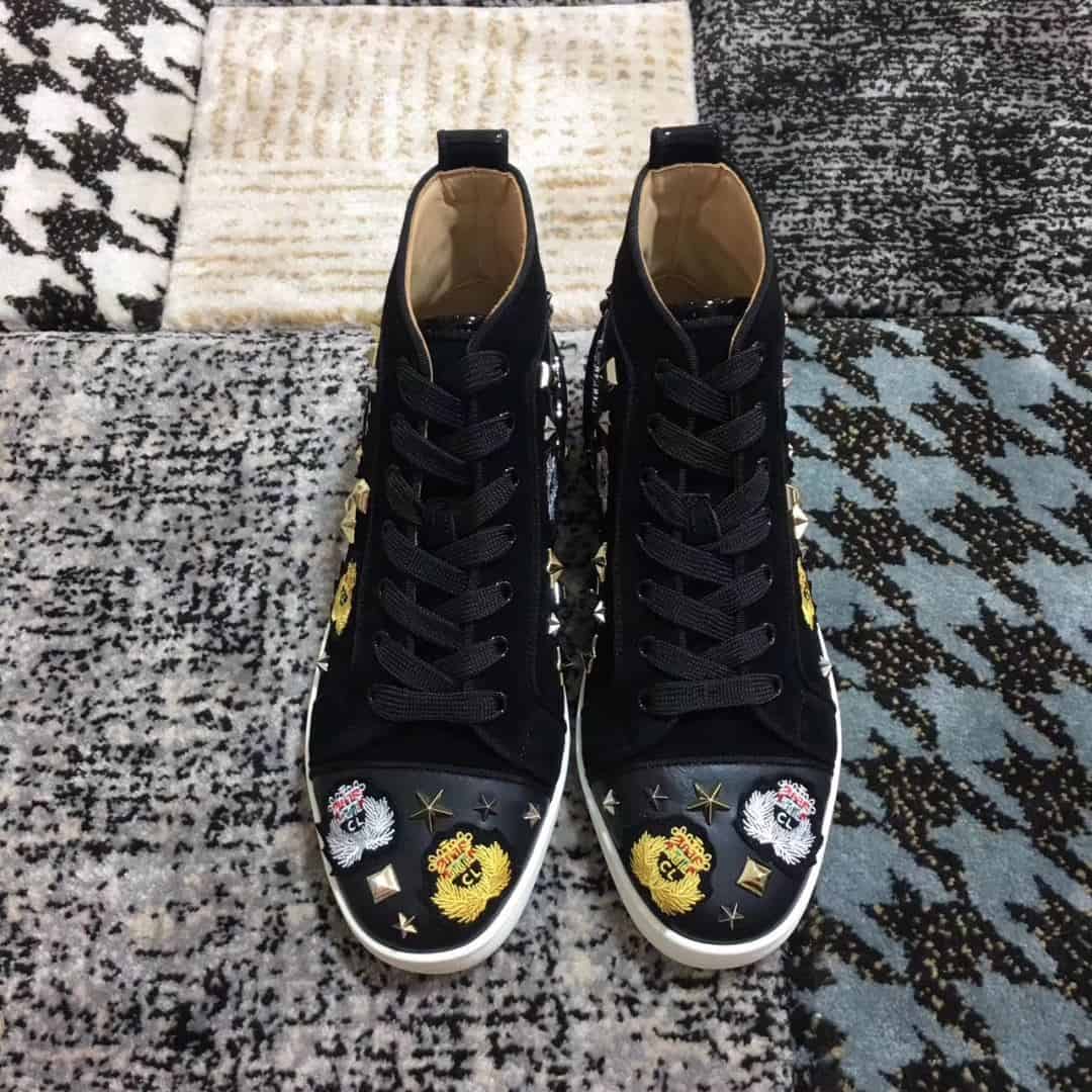 CHRISTIAN LOUBOUTIN HIGH TOP SNEAKER - CL49