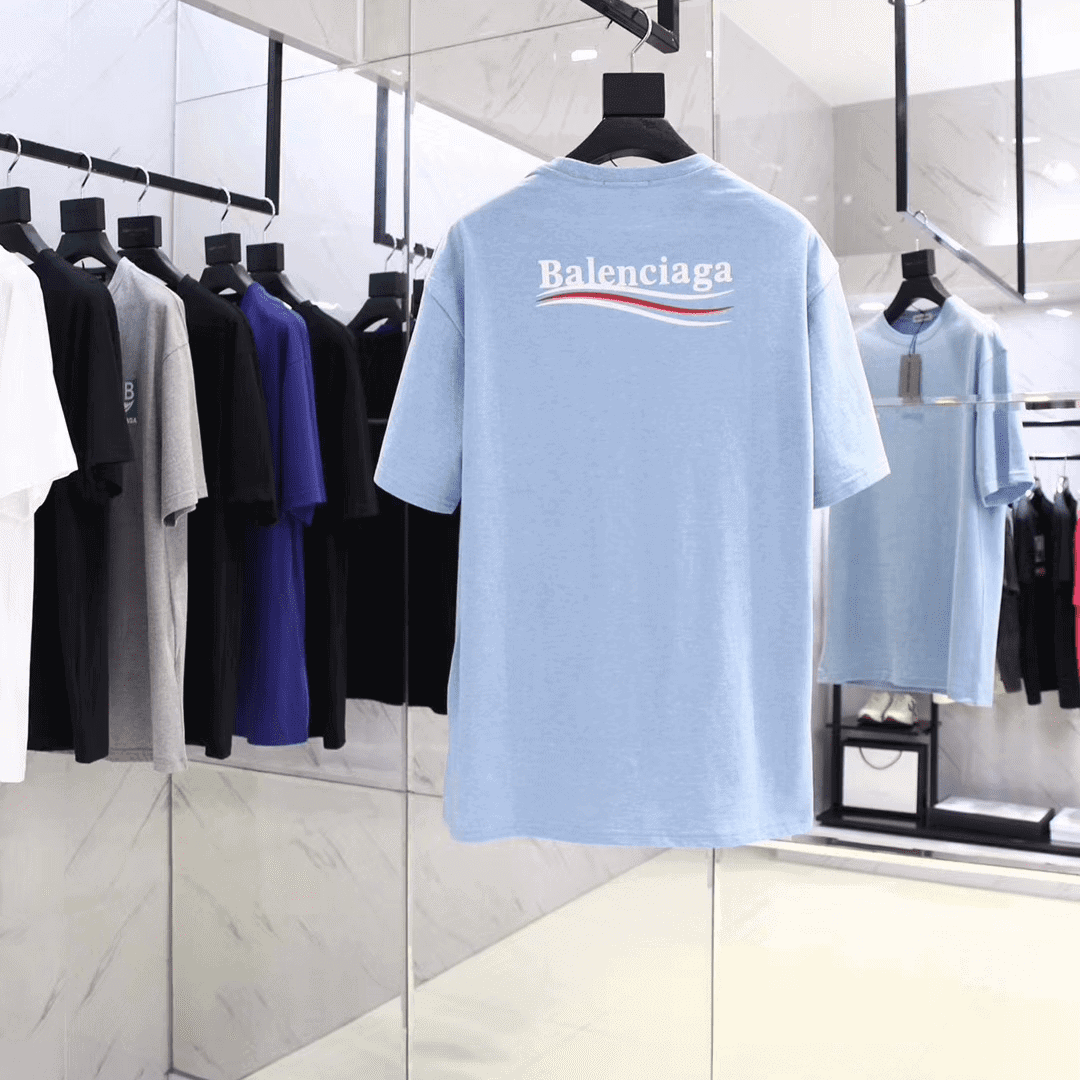 BALENCIAGA OVERSIZED LOGO-PRINT SLUB COTTON-JERSEY T-SHIRT - BB36