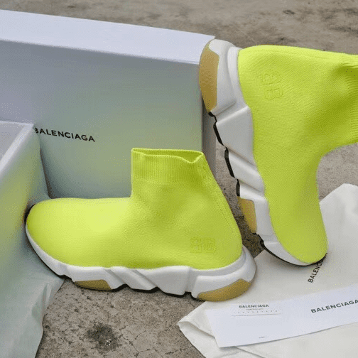 BALENCIAGA SPEED TRAINER NEON - BB17
