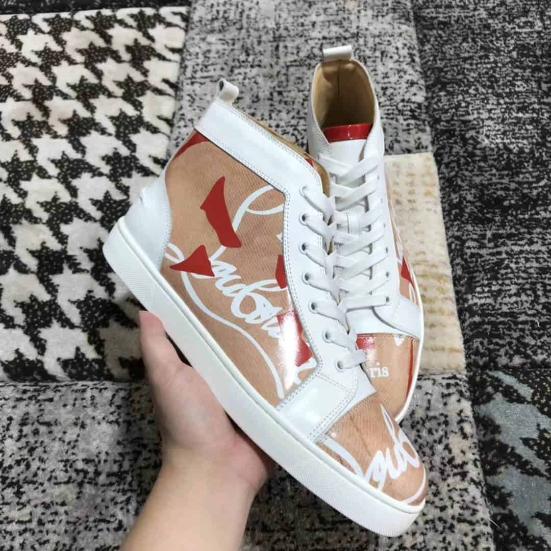 CHRISTIAN LOUBOUTIN HIGH TOP SNEAKER - CL12