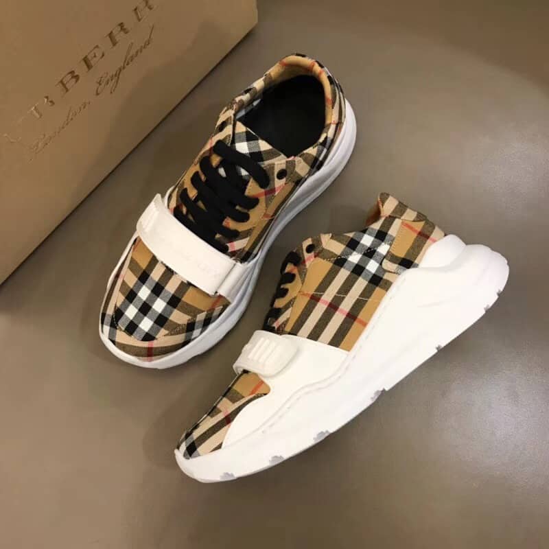 BURBERRY VINTAGE CHECK COTTON SNEAKER