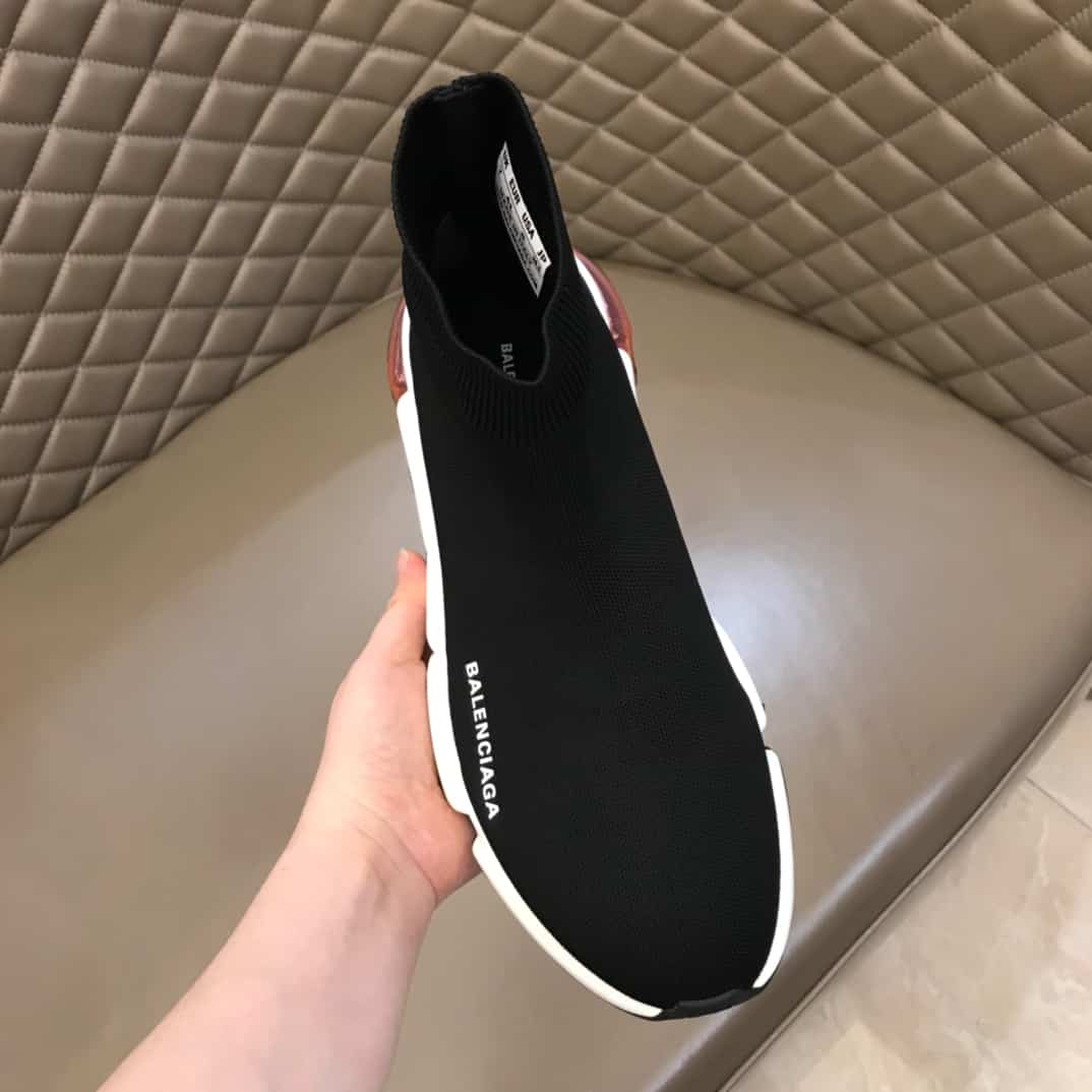 BALENCIAGA SPEED CLEAR SOLE SNEAKERS