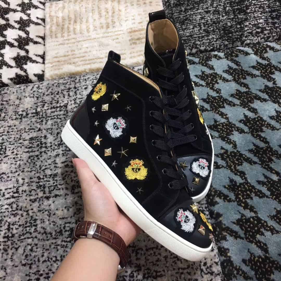 CHRISTIAN LOUBOUTIN HIGH TOP SNEAKER - CL49