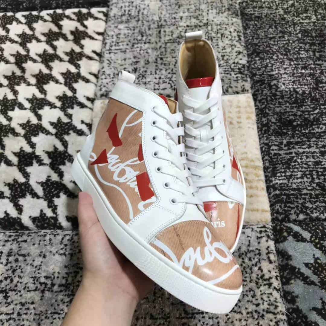 CHRISTIAN LOUBOUTIN HIGH TOP SNEAKER - CL12