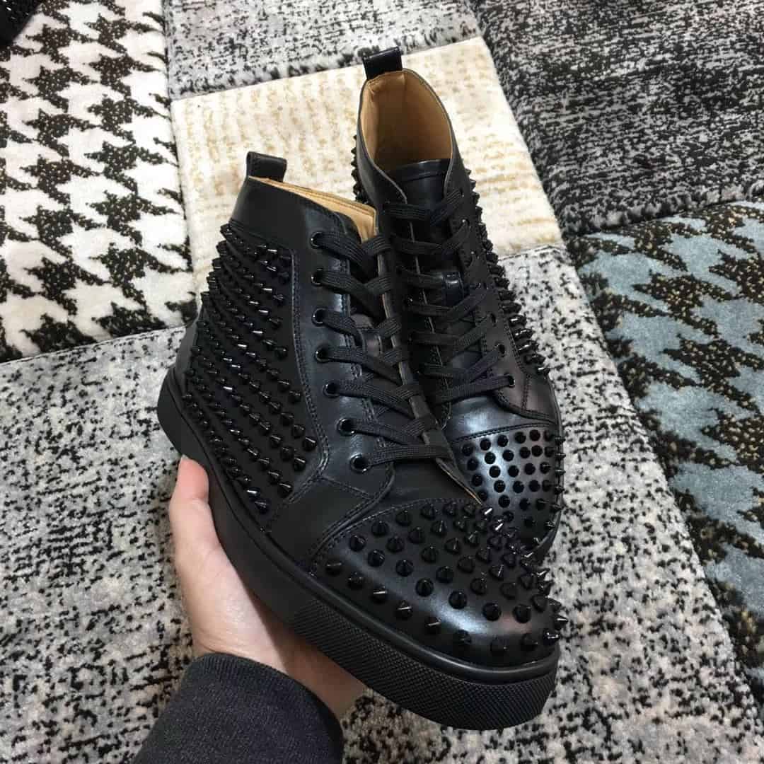 CHRISTIAN LOUBOUTIN HIGH TOP SNEAKER - CL13