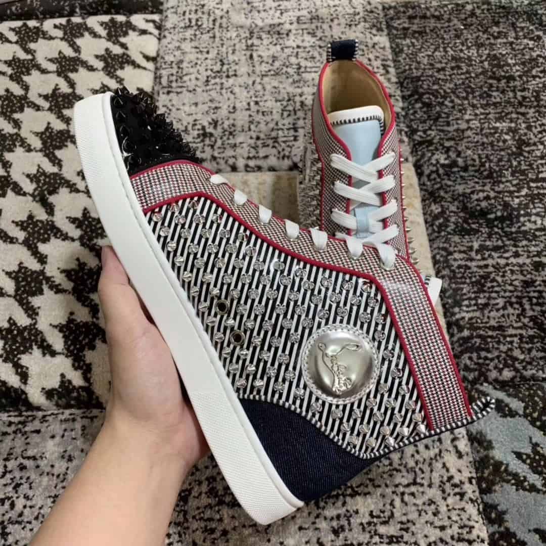 CHRISTIAN LOUBOUTIN HIGH TOP SNEAKER - CL81