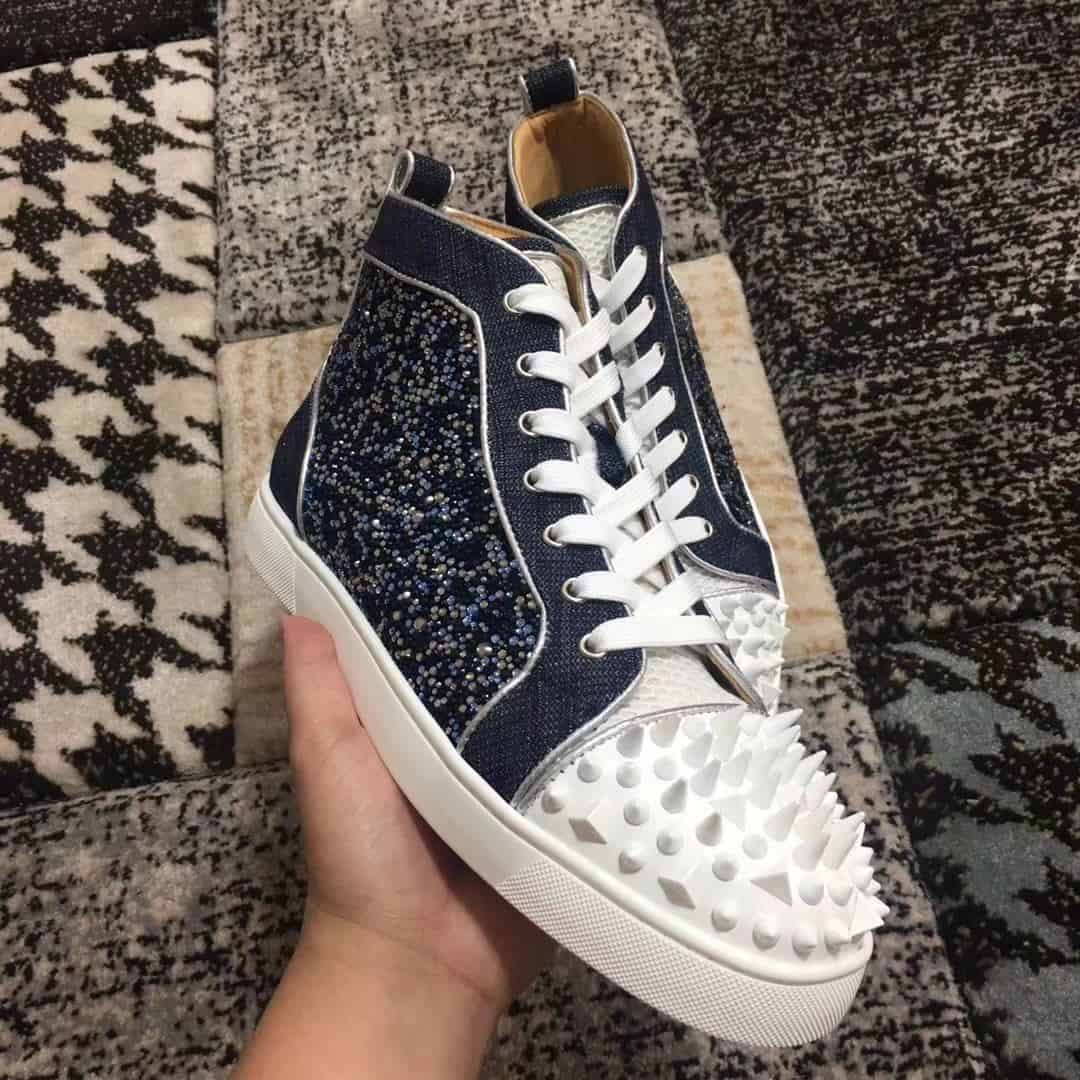 CHRISTIAN LOUBOUTIN HIGH TOP SNEAKER - CL36