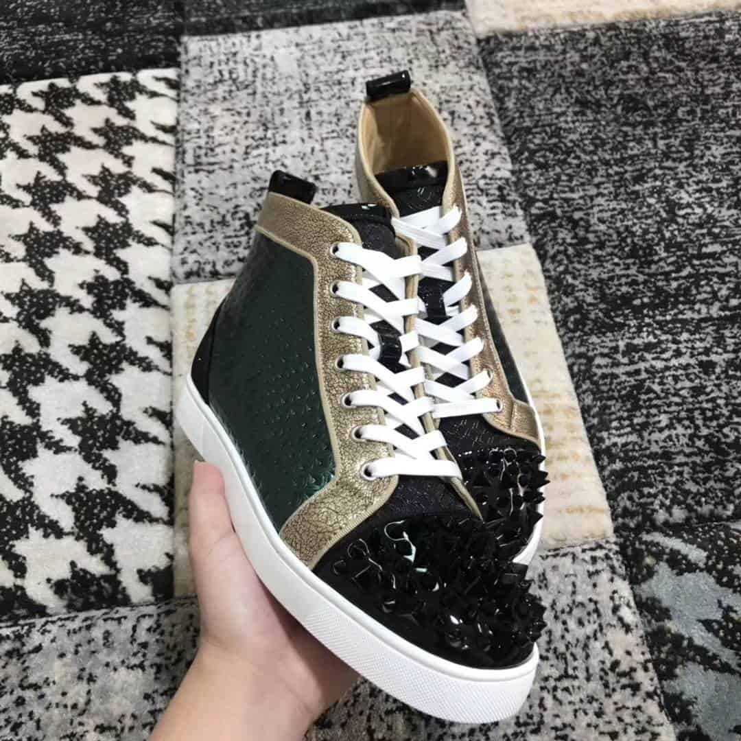 CHRISTIAN LOUBOUTIN HIGH TOP SNEAKER - CL24