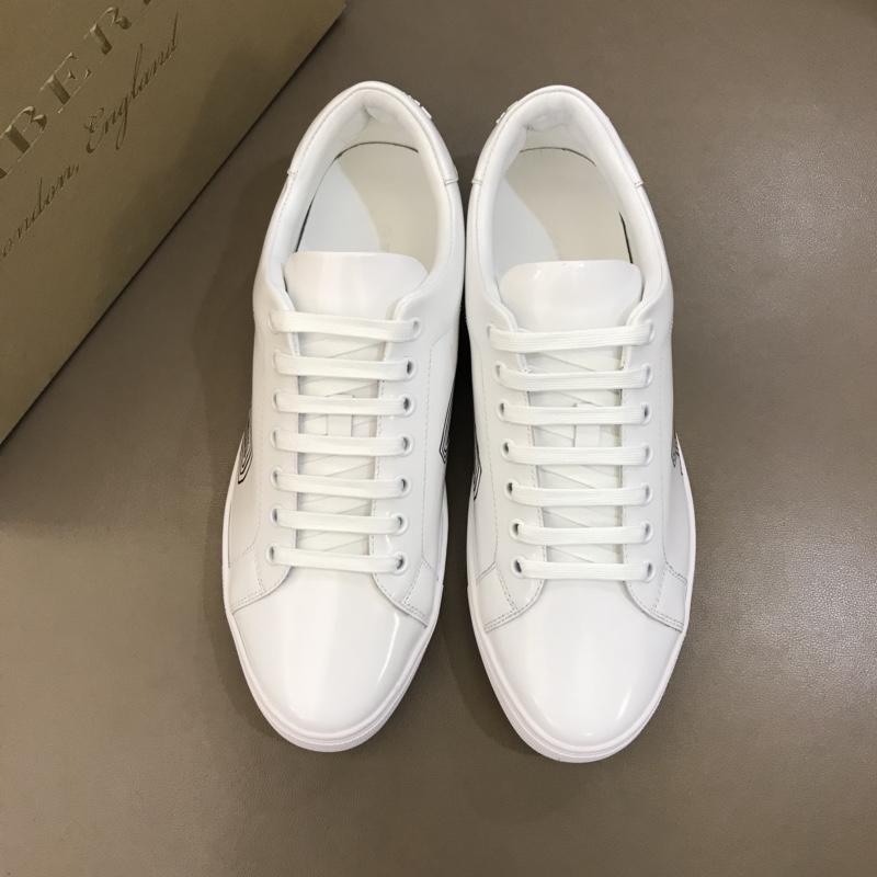 BURBERRY LEATHER SNEAKERS - BBR8