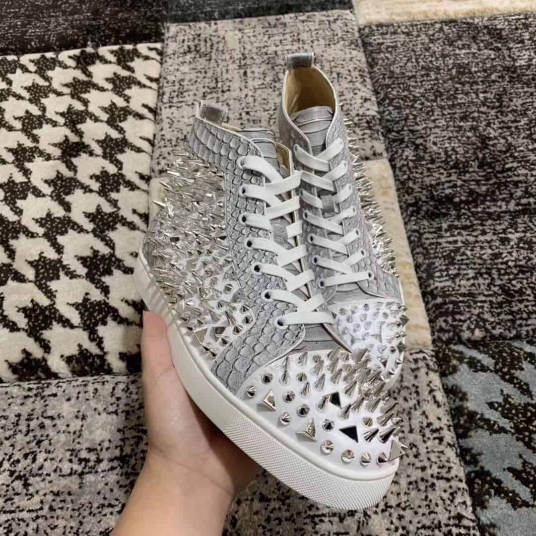 CHRISTIAN LOUBOUTIN HIGH TOP SNEAKER - CL21