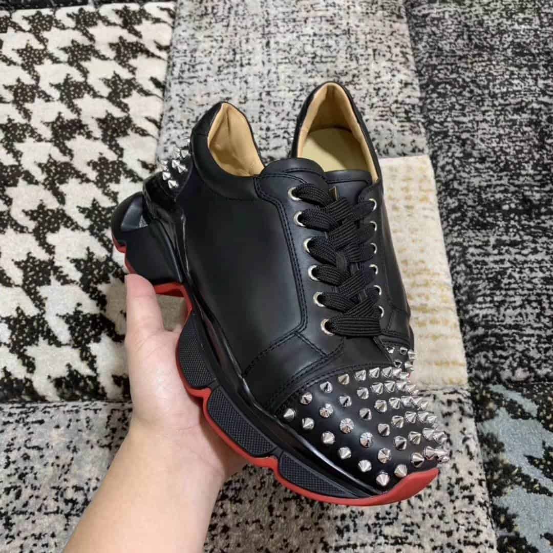 CHRISTIAN LOUBOUTIN SPIKE SOCK SNEAKER - CL19