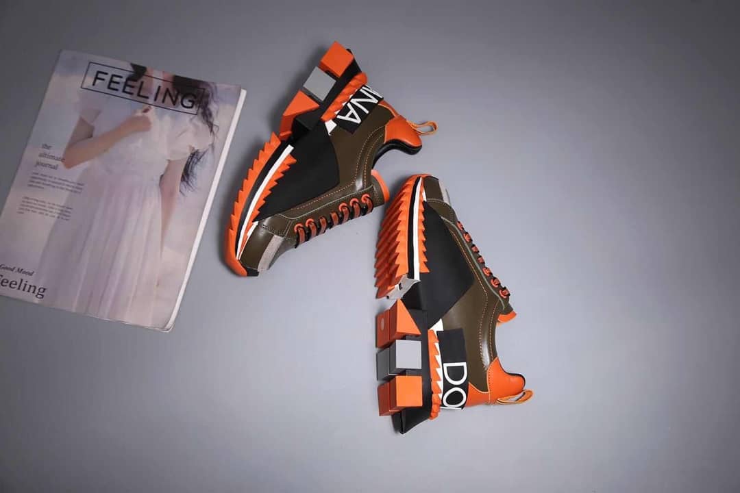 DOLCE & GABBANA SUPER QUEEN MULTICOLOR SNEAKERS - DG34