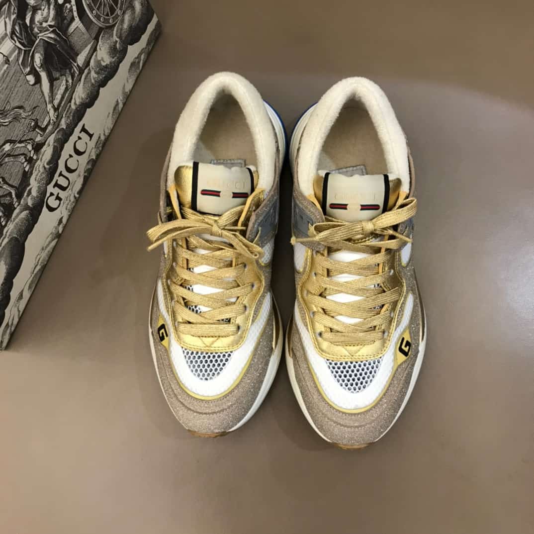 GUCCI ULTRAPACE LEATHER SNEAKERS - GC122