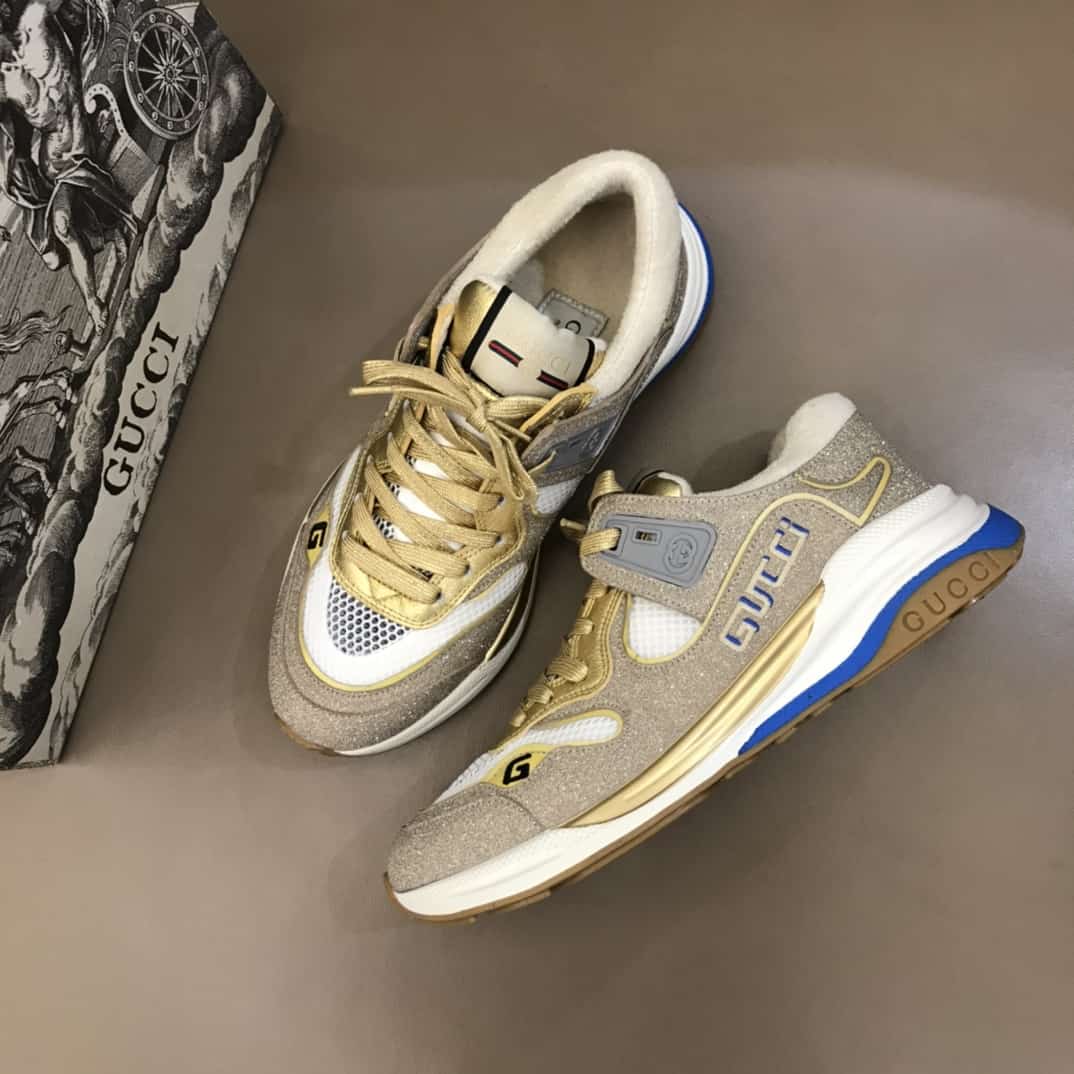 GUCCI ULTRAPACE LEATHER SNEAKERS - GC122