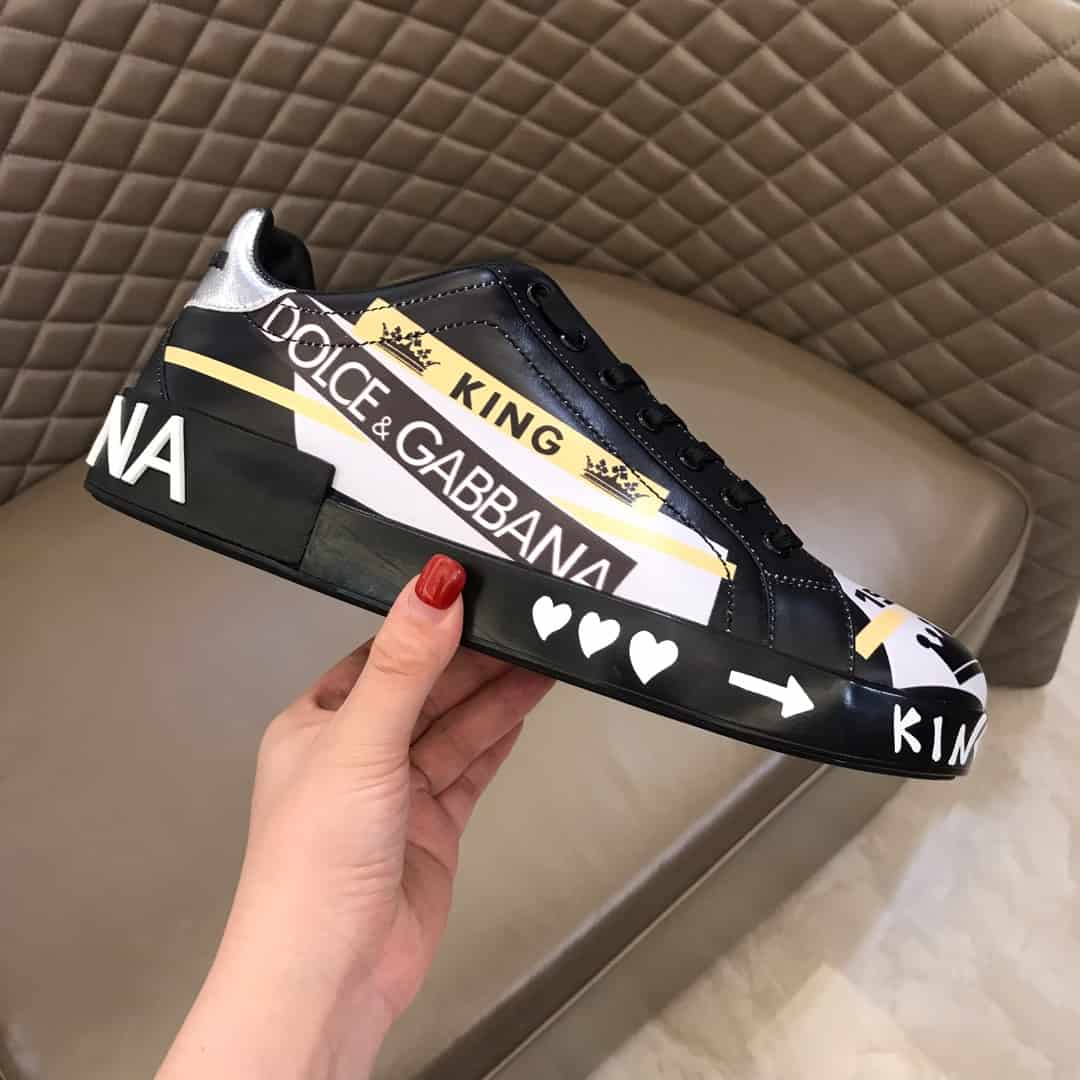 DOLCE & GABBANA PORTOFINO SLIP-ON SNEAKERS