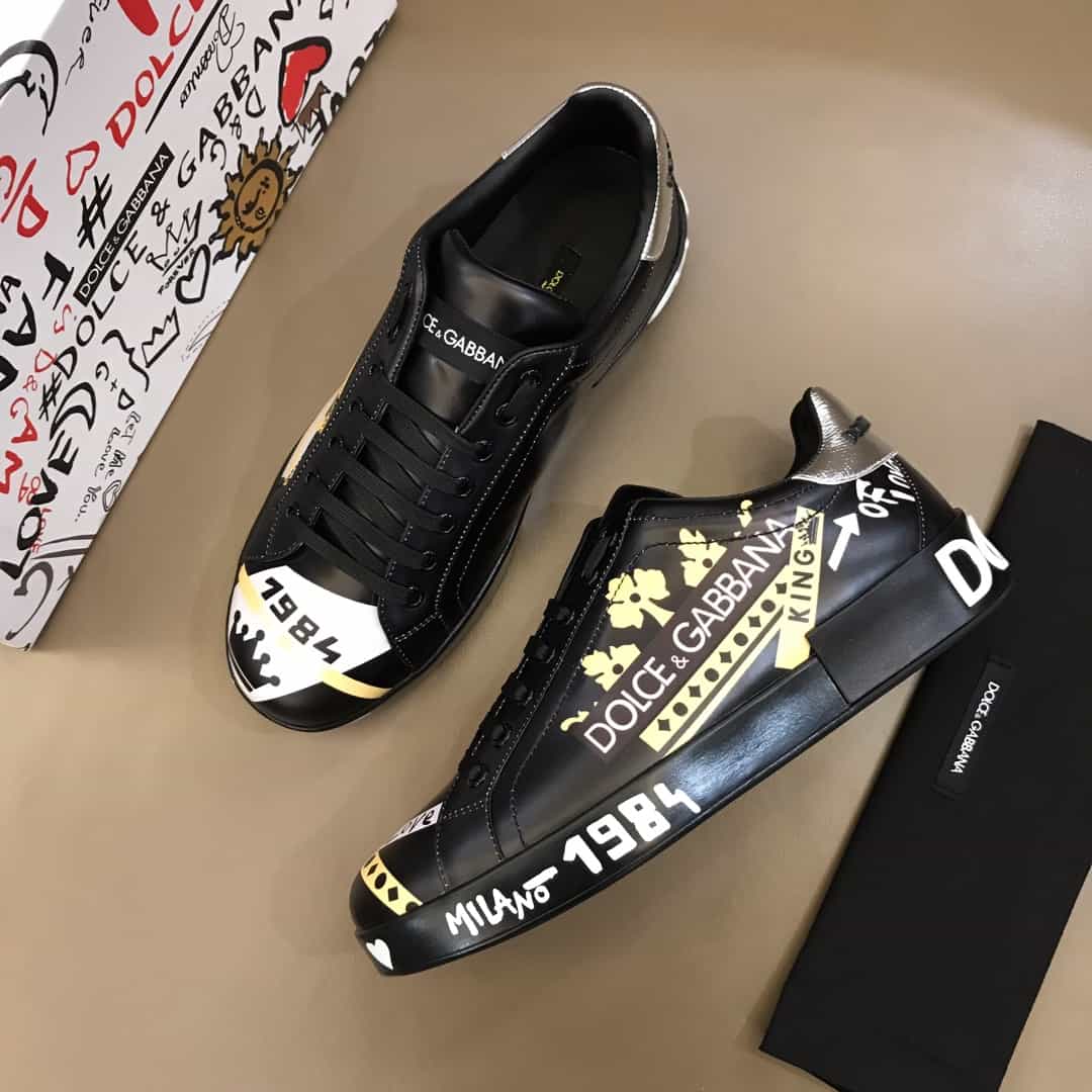 DOLCE & GABBANA PORTOFINO SLIP-ON SNEAKERS