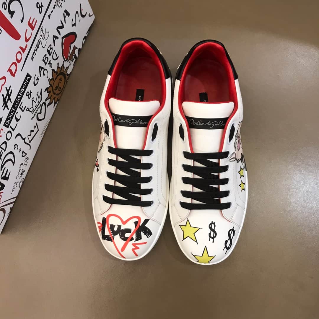 DOLCE & GABBANA PORTOFINO PADRINO PIG SNEAKERS - DG27