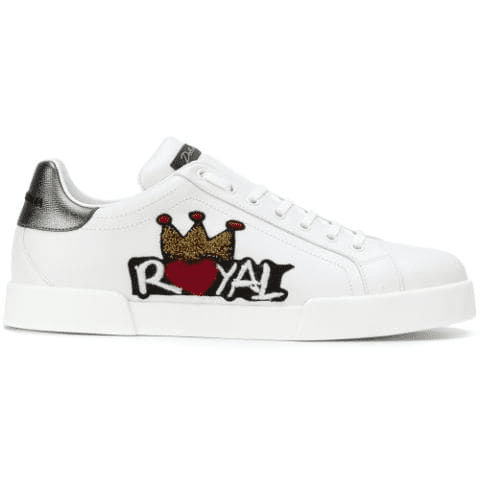 DOLCE & GABBANA ROYAL PATCH SNEAKERS - DG4