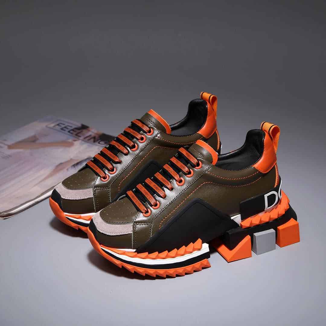 DOLCE & GABBANA SUPER QUEEN MULTICOLOR SNEAKERS - DG34