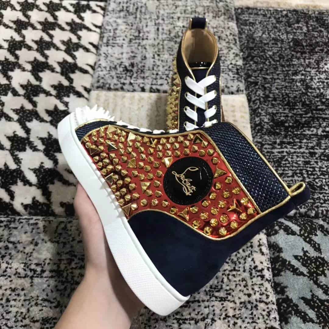CHRISTIAN LOUBOUTIN HIGH TOP SNEAKER - CL34