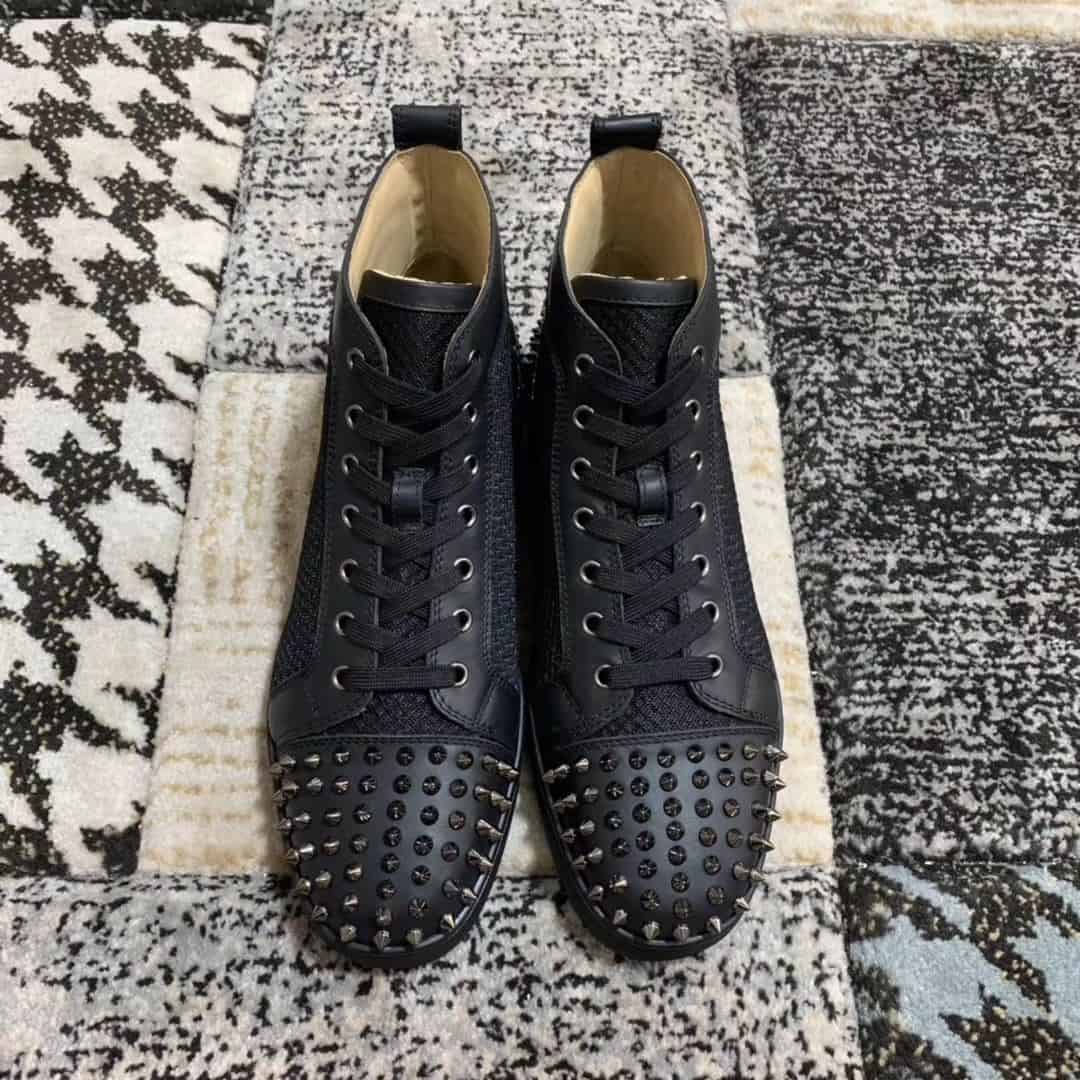 CHRISTIAN LOUBOUTIN HIGH TOP SNEAKER - CL4