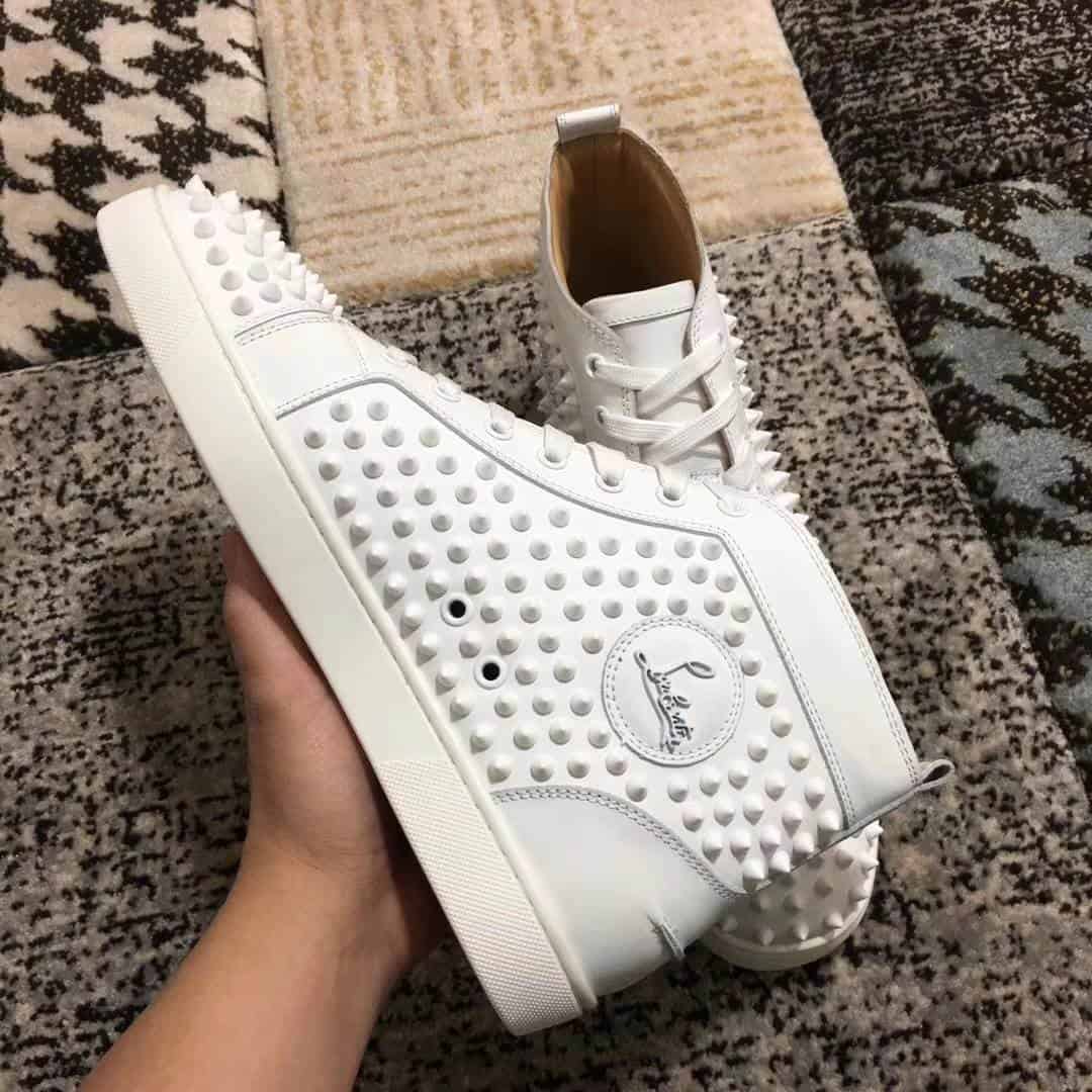 CHRISTIAN LOUBOUTIN HIGH TOP SNEAKER - CL45