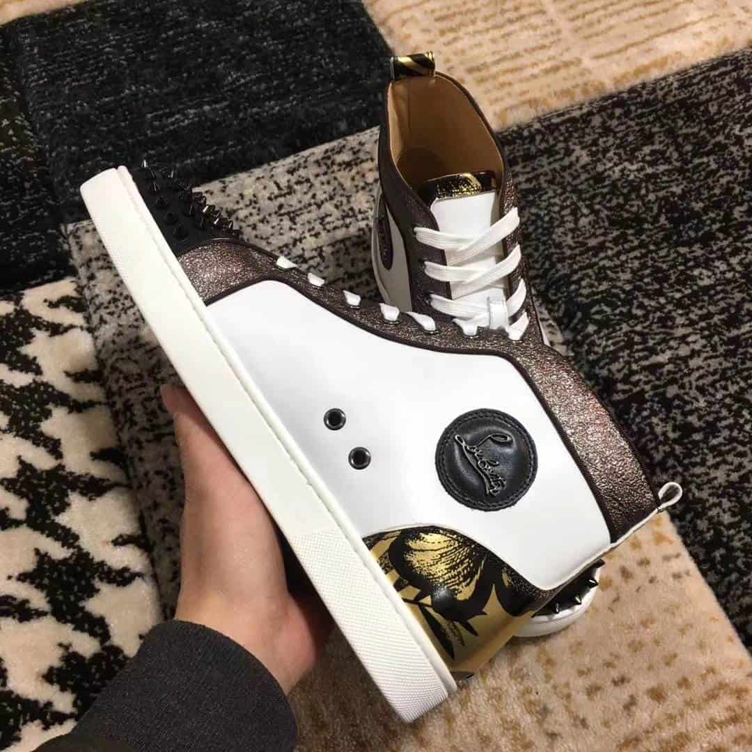 CHRISTIAN LOUBOUTIN HIGH TOP SNEAKER - CL38