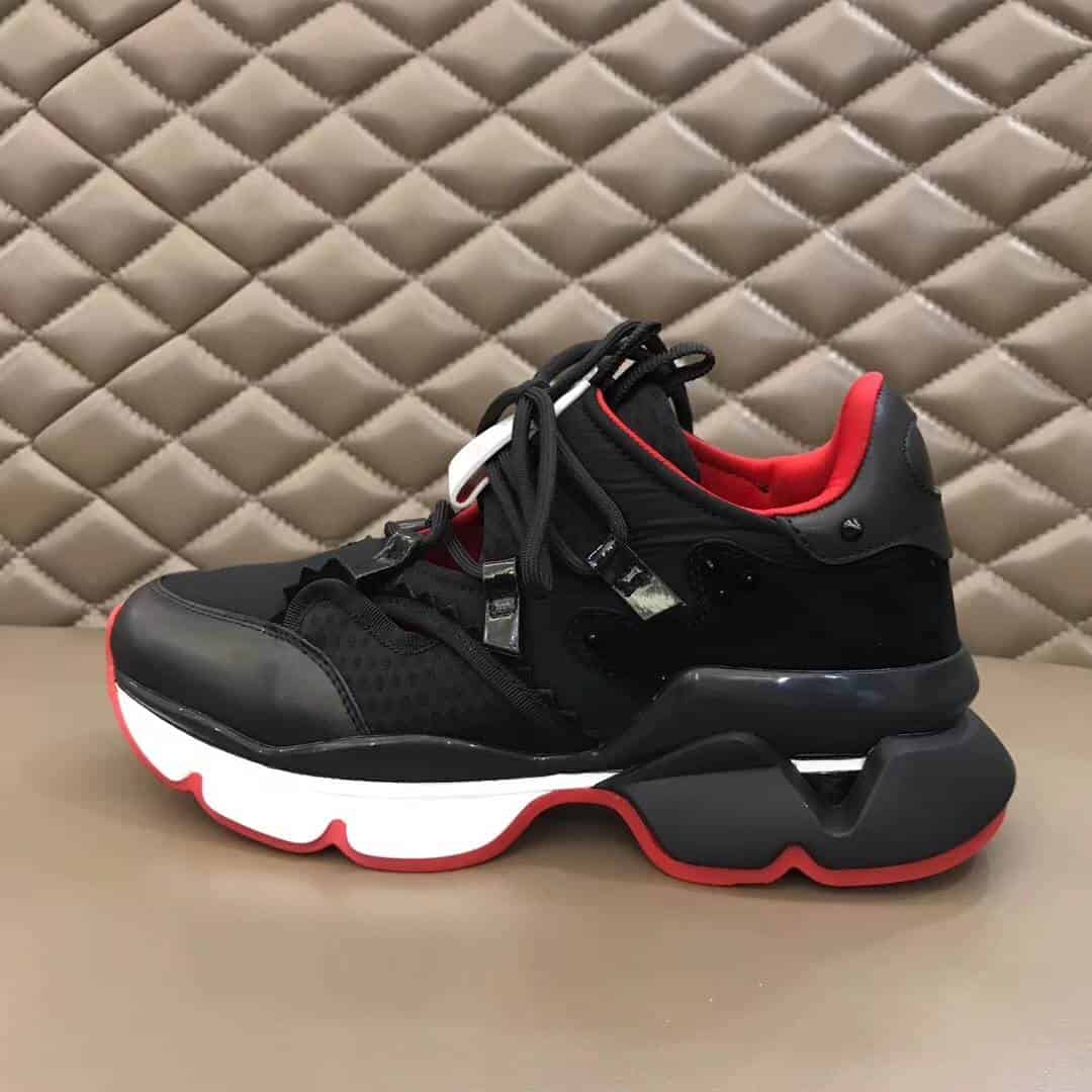CHRISTIAN LOUBOUTIN RED- RUNNER SNEAKER - CL58