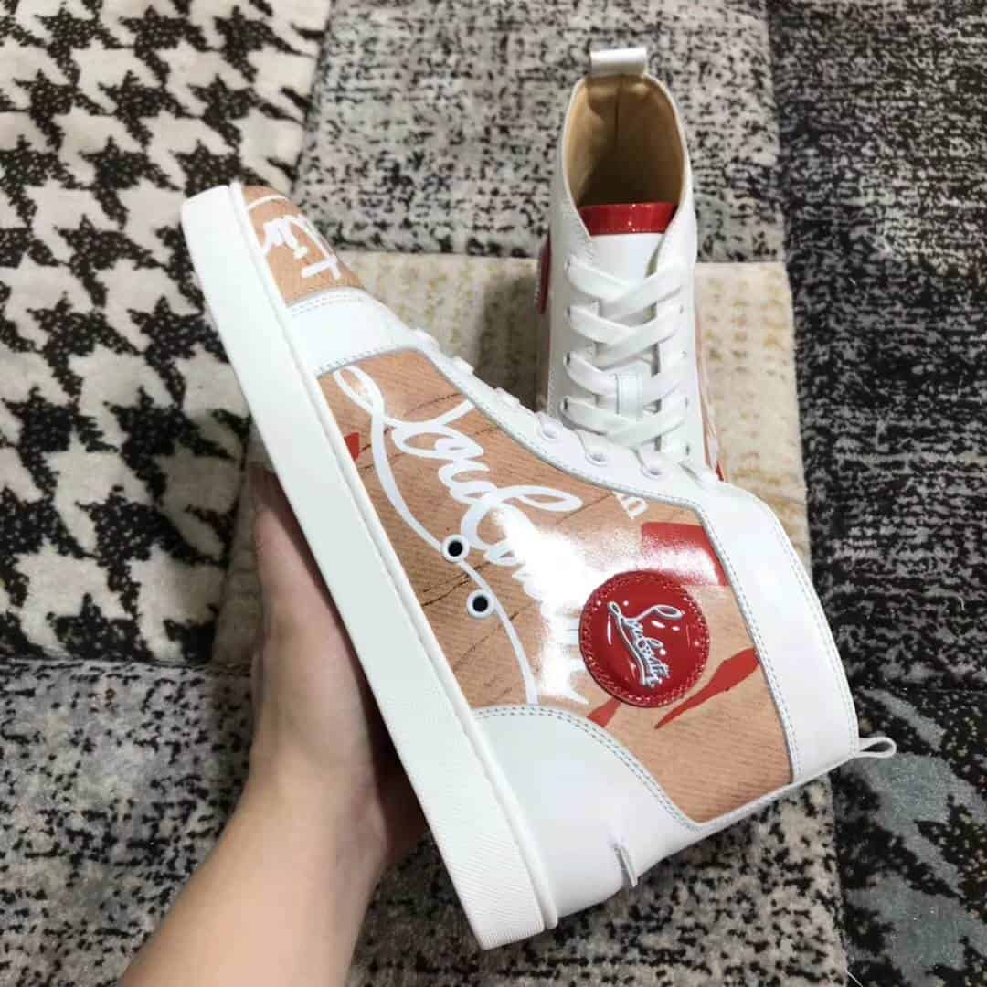 CHRISTIAN LOUBOUTIN HIGH TOP SNEAKER - CL12