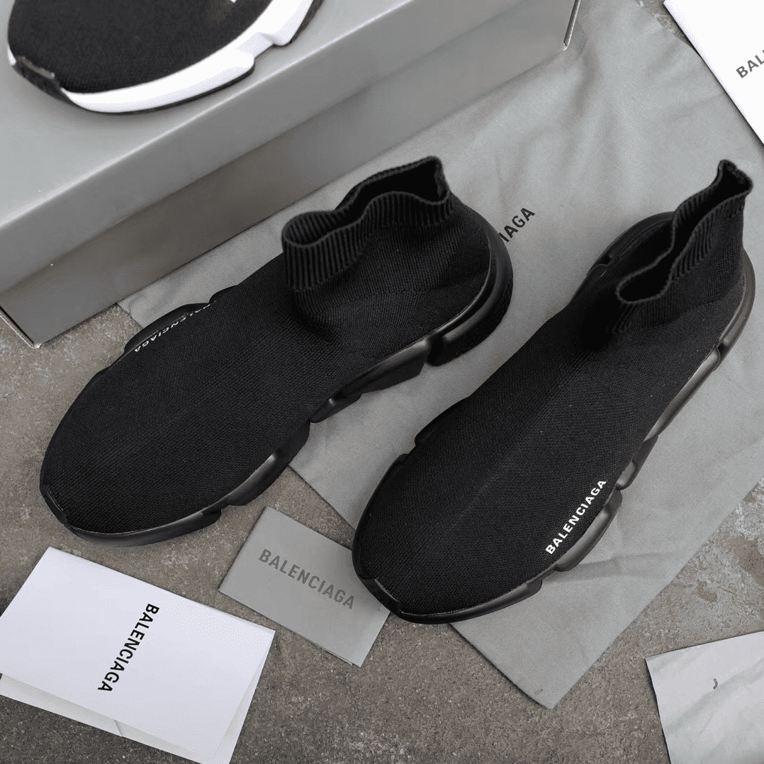BALENCIAGA SPEED TRAINER TRIPLE BLACK - BB11