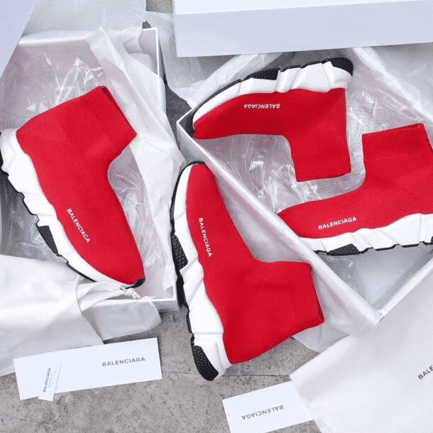 BALENCIAGA SPEED TRAINER RED - BB14