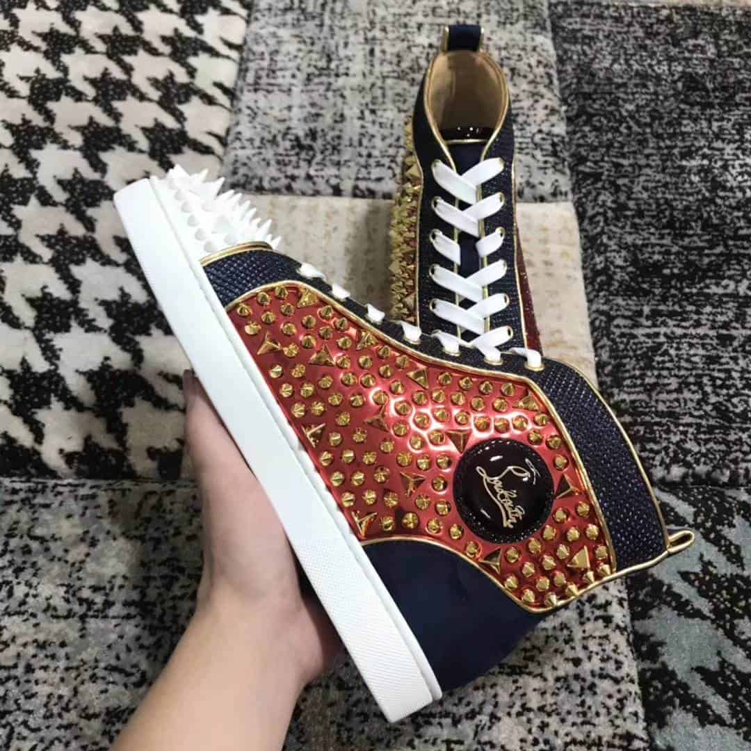 CHRISTIAN LOUBOUTIN HIGH TOP SNEAKER - CL34