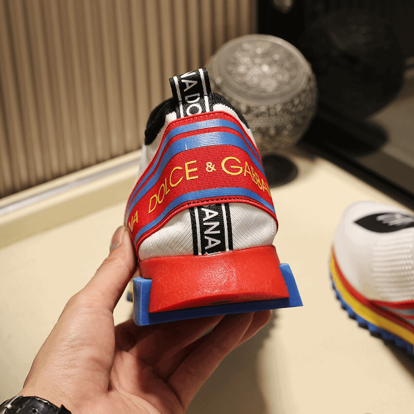 DOLCE & GABBANA STRETCH MESH SORRENTO SNEAKERS WITH LOGO - DG45