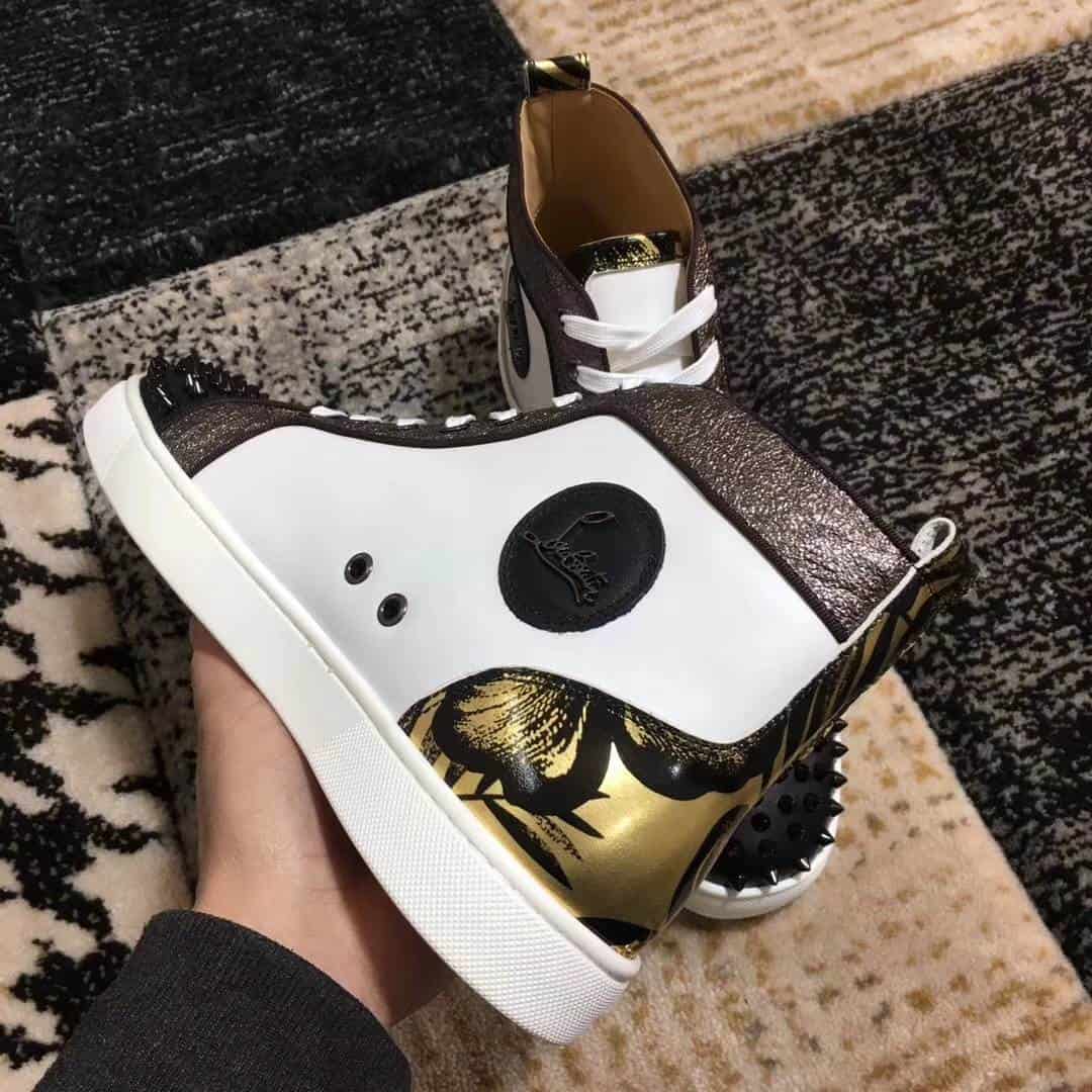 CHRISTIAN LOUBOUTIN HIGH TOP SNEAKER - CL38