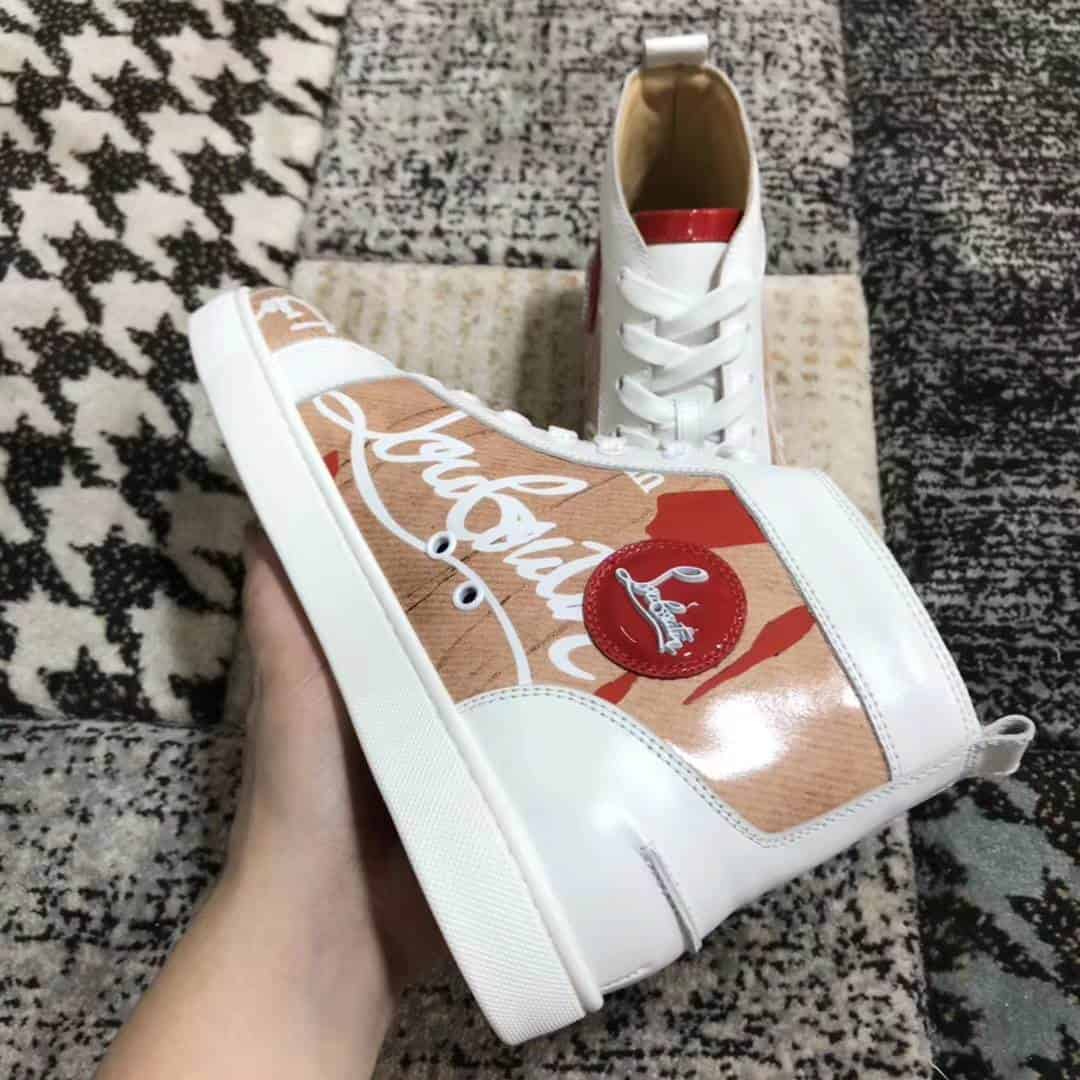 CHRISTIAN LOUBOUTIN HIGH TOP SNEAKER - CL12