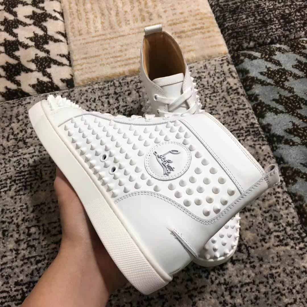 CHRISTIAN LOUBOUTIN HIGH TOP SNEAKER - CL45
