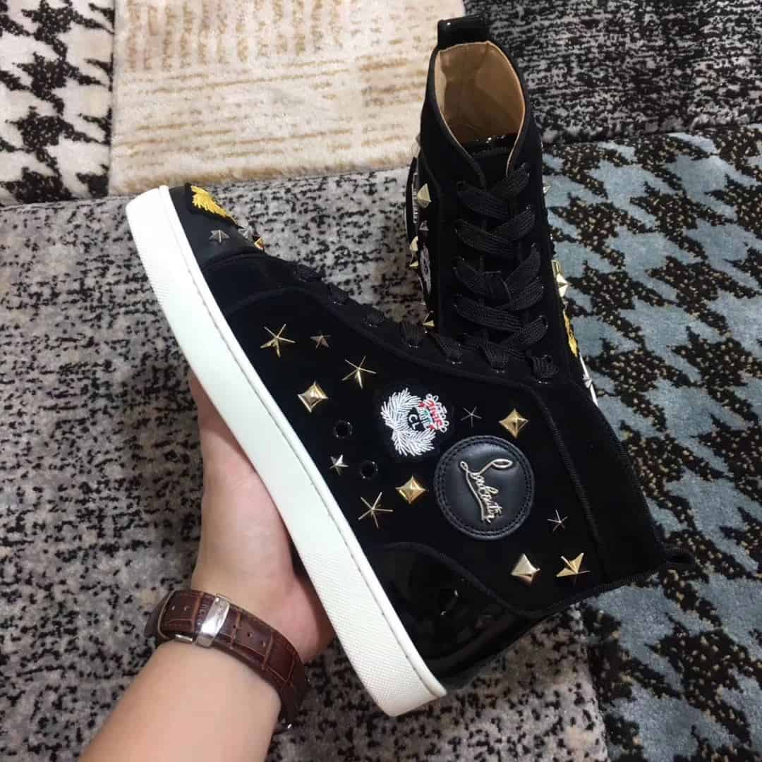 CHRISTIAN LOUBOUTIN HIGH TOP SNEAKER - CL49