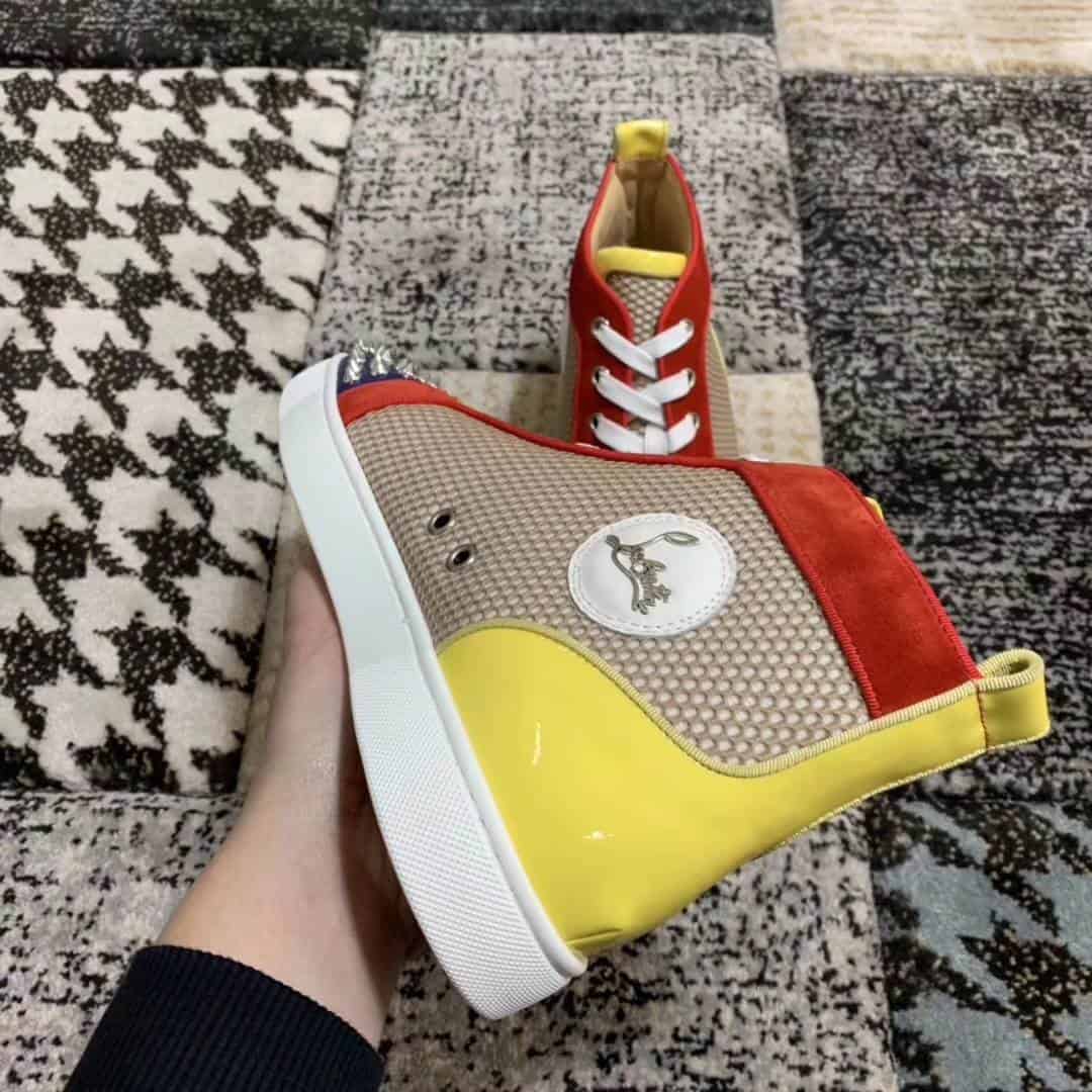 CHRISTIAN LOUBOUTIN HIGH TOP SNEAKER - CL40