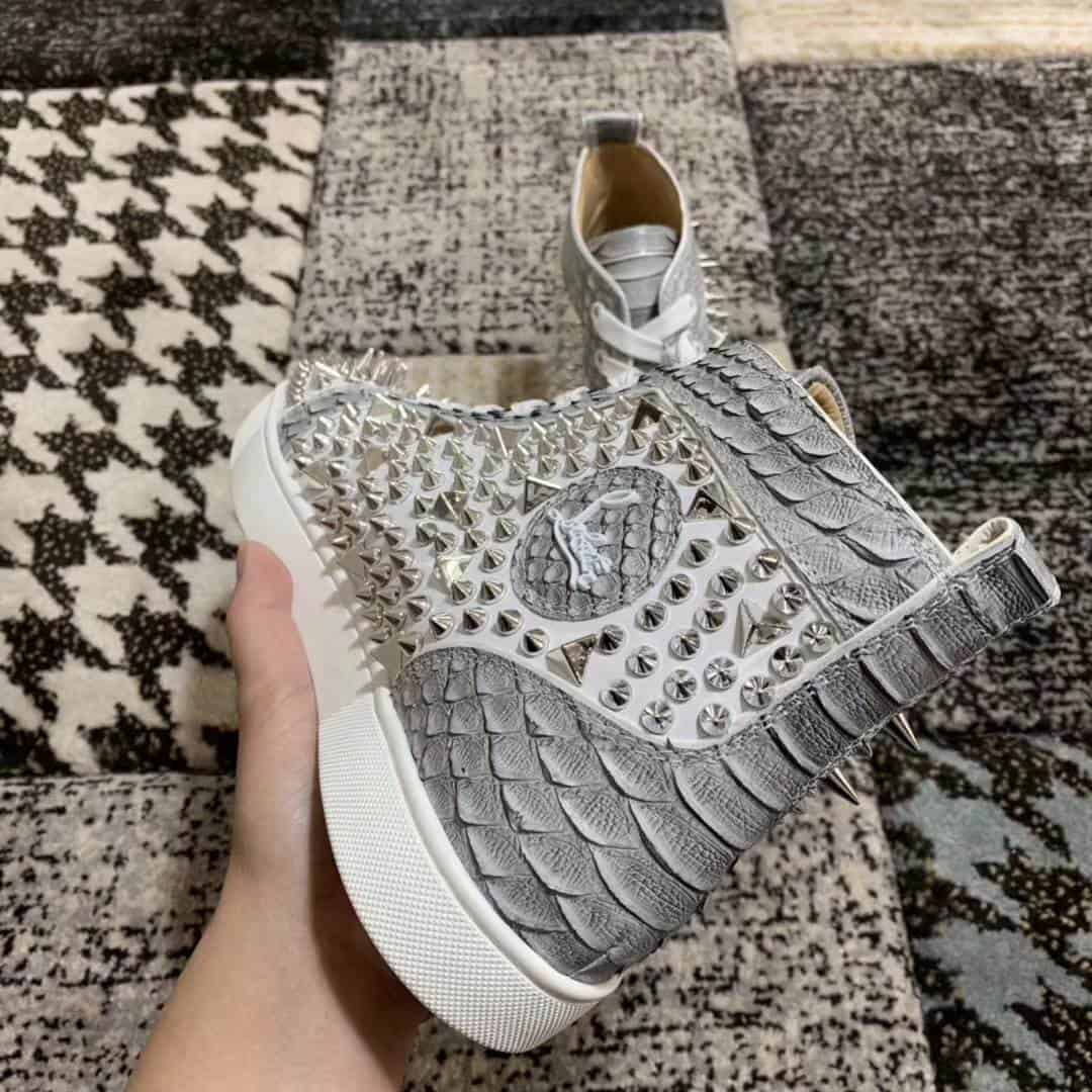 CHRISTIAN LOUBOUTIN HIGH TOP SNEAKER - CL21