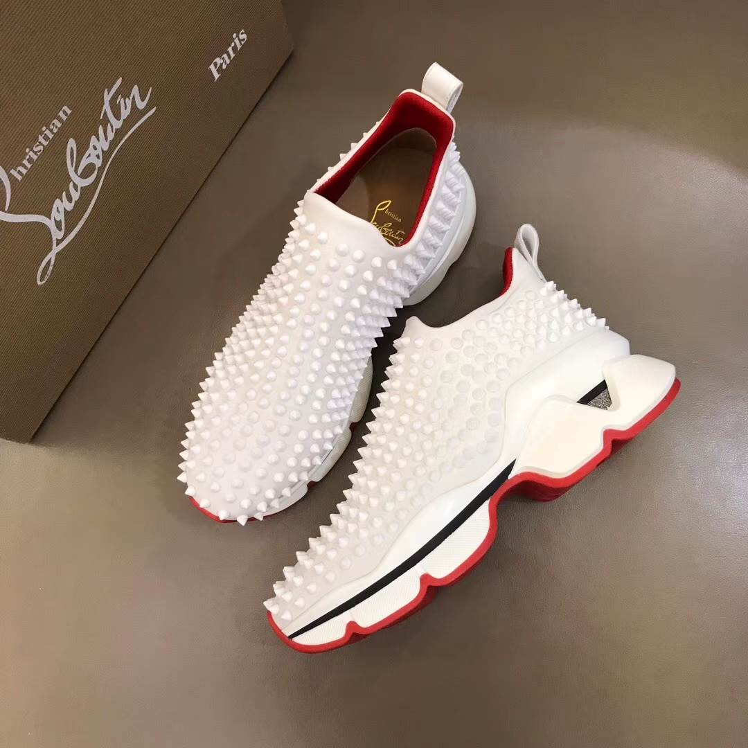 CHRISTIAN LOUBOUTIN SPIKE SOCK SNEAKER - CL51