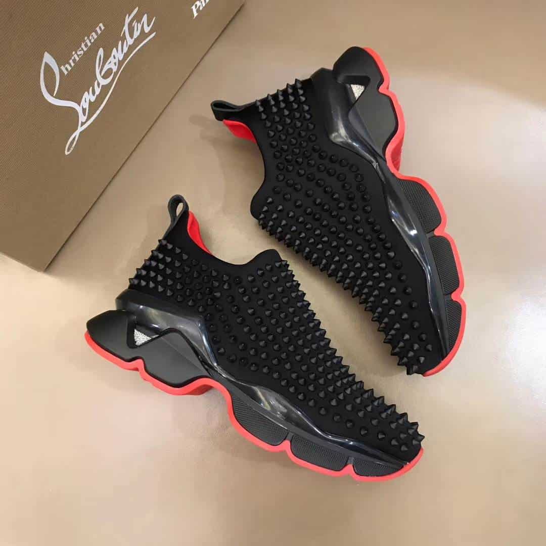 CHRISTIAN LOUBOUTIN SPIKE SOCK SNEAKER - CL52