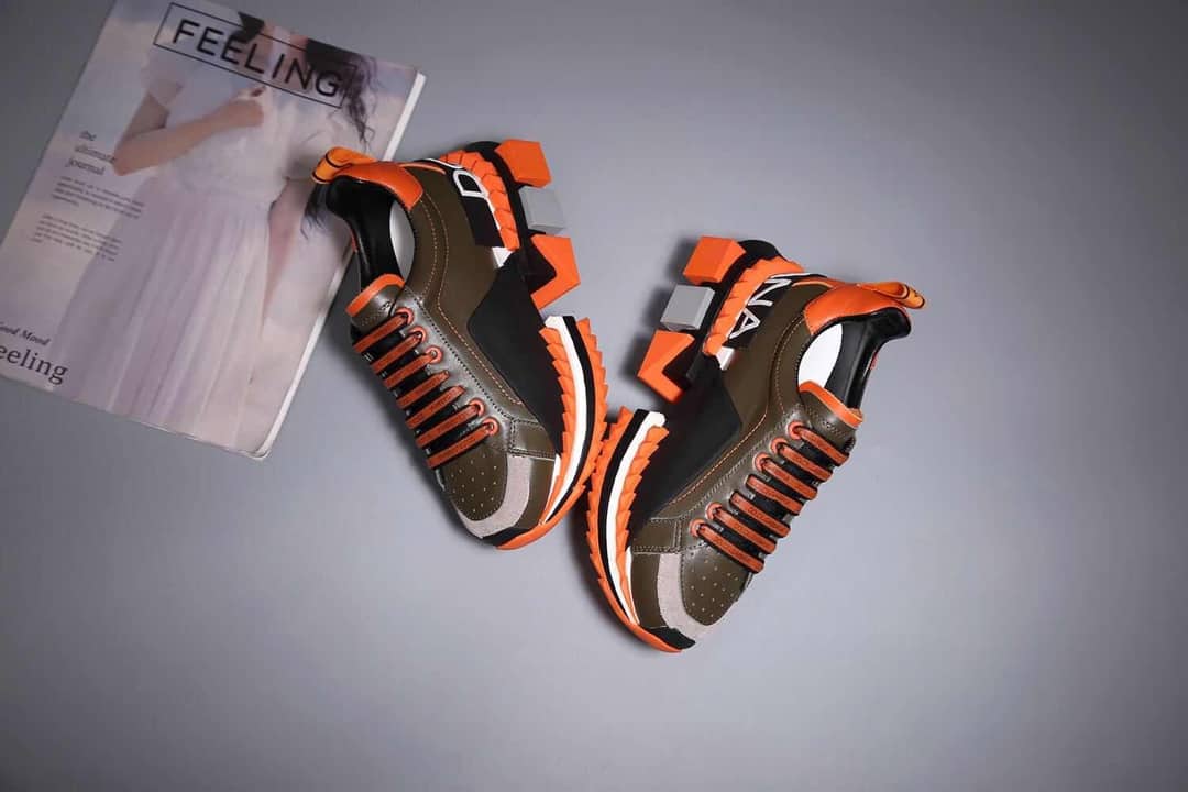 DOLCE & GABBANA SUPER QUEEN MULTICOLOR SNEAKERS - DG34